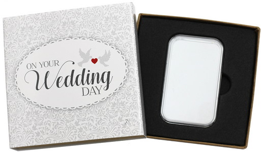 SilverTowne Natural Kraft Paper Gift Box with Wedding Box Sleeve